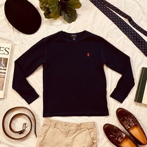 Polo by Ralph Lauren Boys Large Navy Sweater